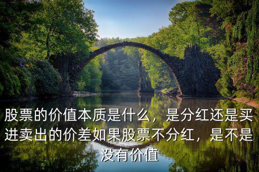 股票的價值本質(zhì)是什么，是分紅還是買進賣出的價差如果股票不分紅，是不是沒有價值