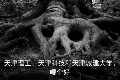 天津理工、天津科技和天津城建大學，哪個好