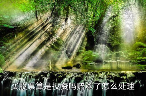 買(mǎi)股票算是投資嗎賠本了怎么處理
