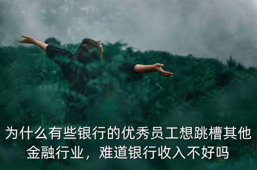 為什么有些銀行的優(yōu)秀員工想跳槽其他金融行業(yè)，難道銀行收入不好嗎
