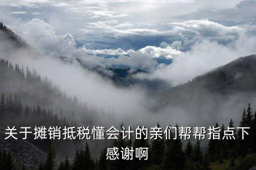 為什么所得稅費(fèi)用進(jìn)行期內(nèi)分?jǐn)?，關(guān)于攤銷抵稅懂會(huì)計(jì)的親們幫幫指點(diǎn)下感謝啊