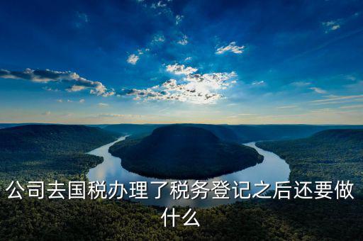 國稅辦完之后辦什么，公司去國稅辦理了稅務(wù)登記之后還要做什么