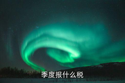 企業(yè)季度申報報什么，一般納稅人商業(yè)企業(yè)查賬征收月度季度分別要申報哪些稅種