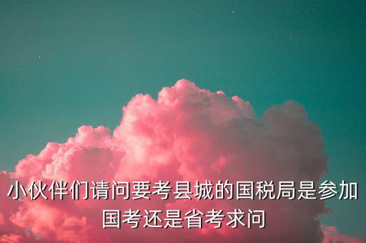 國考縣國稅局什么級別，縣級國稅屬于地市級嗎