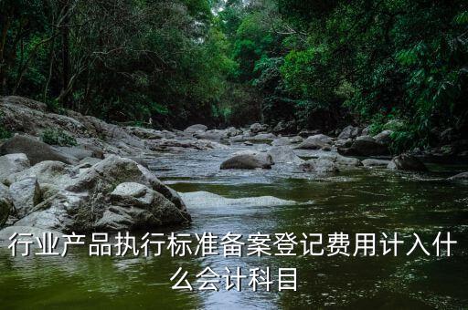 備案費入什么科目，行業(yè)產品執(zhí)行標準備案登記費用計入什么會計科目