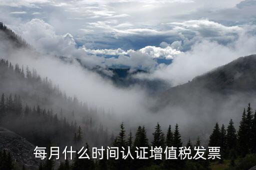 月底認證什么發(fā)票，每月什么時間認證增值稅發(fā)票