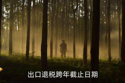出口退免稅認(rèn)定日期是什么時(shí)候，出口退稅跨年截止日期