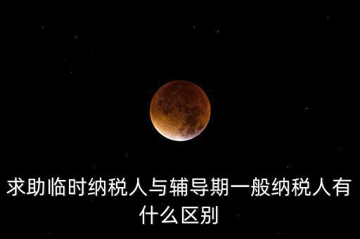 什么是臨時(shí)納稅人，臨時(shí)一般納稅人是什么意思