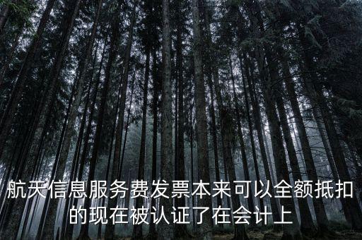 航信發(fā)票是什么，航天信息開具的服務(wù)費(fèi)發(fā)票應(yīng)計(jì)入什么會(huì)計(jì)科目