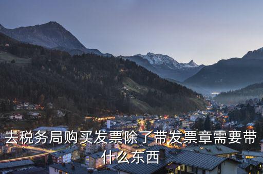 拿發(fā)票需要帶什么，去稅務(wù)局領(lǐng)發(fā)票需要帶什么資料去