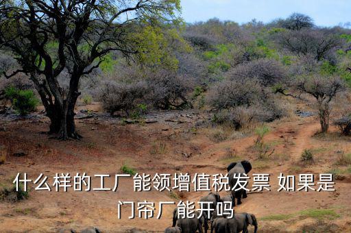 什么樣的公司可以領發(fā)票，什么樣的工廠能領增值稅發(fā)票 如果是門簾廠能開嗎