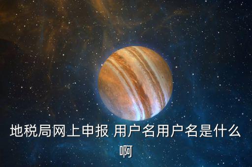 地稅登陸用戶(hù)名是什么，地稅局網(wǎng)上申報(bào) 用戶(hù)名用戶(hù)名是什么啊