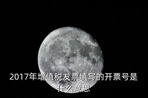打發(fā)票稅票號是什么意思，增值稅專用發(fā)票的號都是什么意思