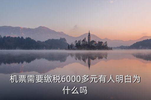 為什么國際機(jī)票要收稅，國際機(jī)票為什么要另外交稅費(fèi)
