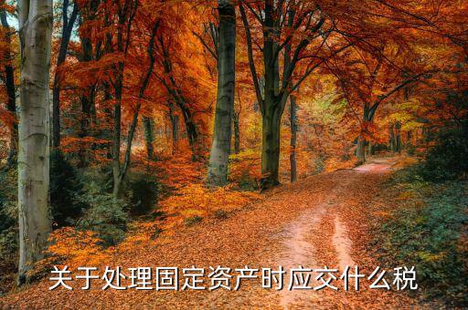 自用固定資產(chǎn)交什么稅，固定資產(chǎn)交易稅