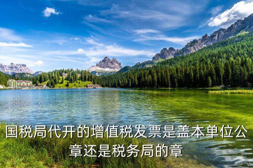 國稅局代開的增值稅發(fā)票是蓋本單位公章還是稅務局的章
