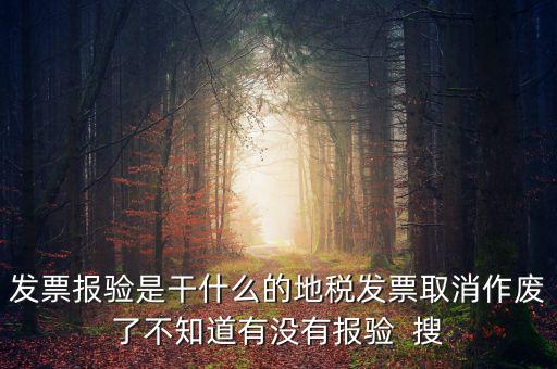 經(jīng)營地涉稅事項報驗什么意思，地稅發(fā)票報驗是什么回事啊 怎么報驗什么時候報驗啊