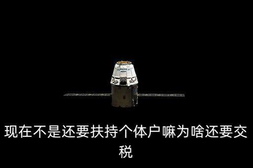 個體戶為什么要報(bào)稅，我就是個個體戶為什么要交稅