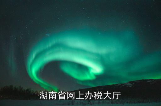 湖南網(wǎng)上報稅是在什么網(wǎng)站，湖南地稅網(wǎng)上申報系統(tǒng)