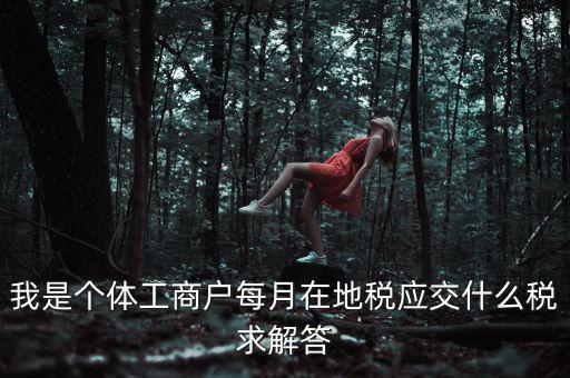 個體戶地稅局交什么稅，個體經(jīng)營戶地稅是按什么標準收費的