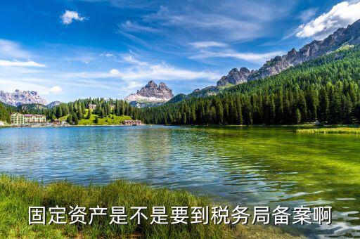 固定資產(chǎn)備案有什么用，固定資產(chǎn)是不是要到稅務(wù)局備案啊