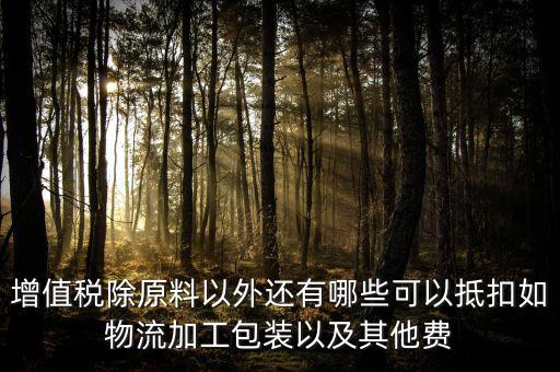 什么費(fèi)用可以抵扣增值稅，增值稅抵扣哪些費(fèi)用可抵扣呢營業(yè)稅小規(guī)模和一般納稅人建安業(yè)都是