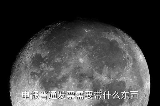 核定普通發(fā)票都應(yīng)該帶什么，申報普通發(fā)票需要帶什么東西