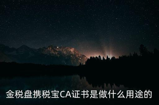 企業(yè)ca證書有什么用，財(cái)悠悠CA數(shù)字證書有什么作用對(duì)于企業(yè)可以起到什么作用