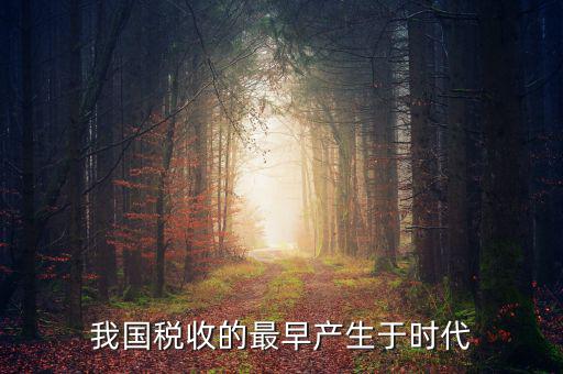 中國稅收的最早形式是什么，我國稅收最早產(chǎn)于哪個時代
