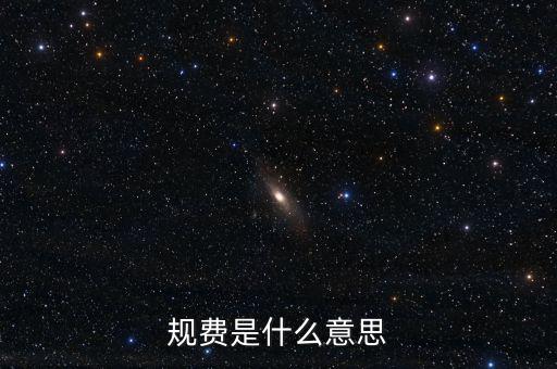 地稅規(guī)費科是什么意思，規(guī)費是什么意思