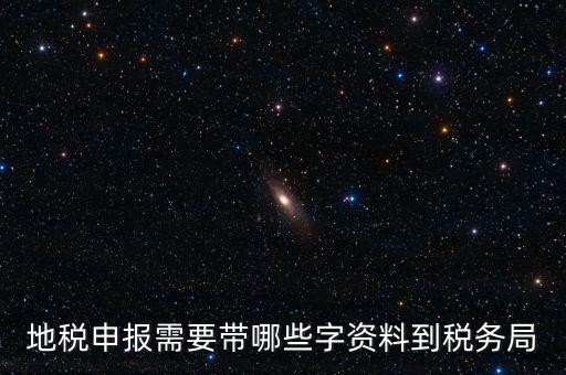 地稅申報都報什么材料，地稅申報需要帶哪些字資料到稅務局