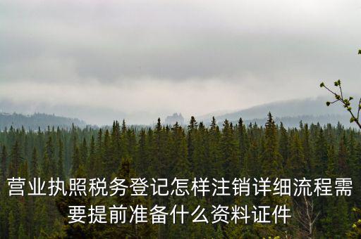 稅務(wù)登記注銷要帶什么資料，稅務(wù)局注銷個(gè)體戶需要帶的東西