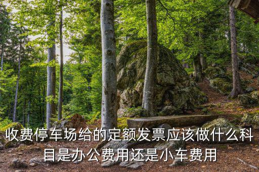 收費(fèi)停車(chē)場(chǎng)給的定額發(fā)票應(yīng)該做什么科目是辦公費(fèi)用還是小車(chē)費(fèi)用