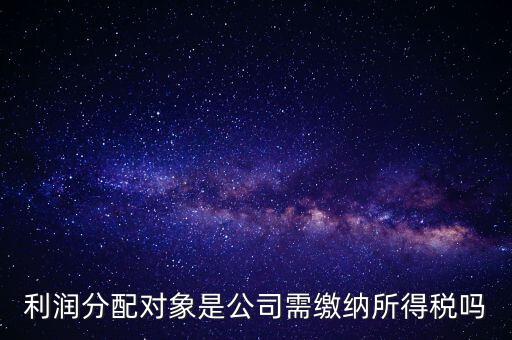 利潤分配交什么稅，企業(yè)年終利潤分配還要再繳什么稅嗎