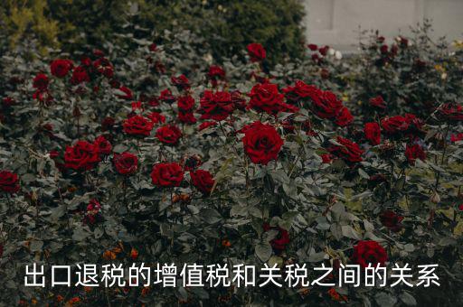 出口關(guān)稅和什么有關(guān)系，出口退稅與進(jìn)口增值稅有什么關(guān)系