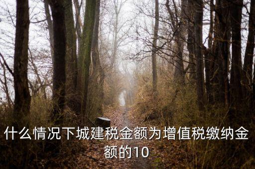 什么情況下交城建稅，什么情況下要繳納城市建設(shè)稅