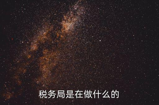 重慶國稅稅局干什么，稅務局是在做什么的