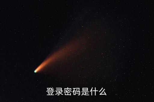 稅收調(diào)查的登錄密碼是什么，登錄密碼是什么