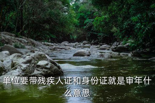 什么是殘疾人年審，什么叫審殘保