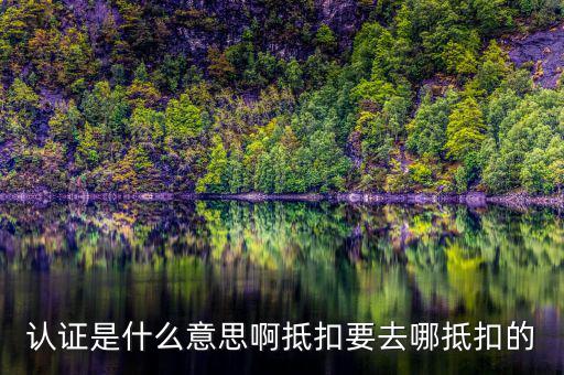 什么是發(fā)票認證抵扣，發(fā)票認證是什么意思