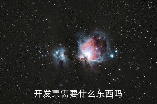 個人發(fā)票需要有什么，開發(fā)票需要什么東西嗎