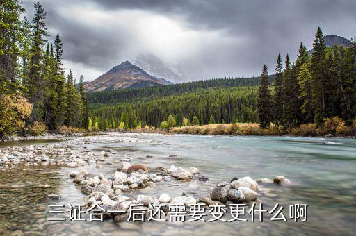變更三證合一什么意思，更換三證合一營業(yè)執(zhí)照是什么意思