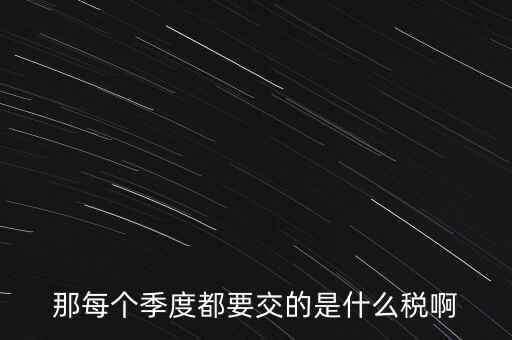 季度報(bào)什么稅，一般納稅人商業(yè)企業(yè)查賬征收月度季度分別要申報(bào)哪些稅種