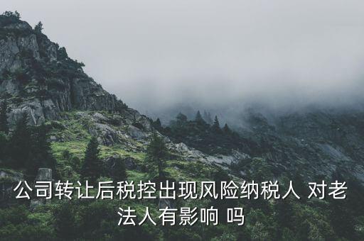 風(fēng)險納稅人 有什么后果，公司轉(zhuǎn)讓后稅控出現(xiàn)風(fēng)險納稅人 對老法人有影響 嗎