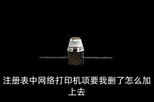 注冊表中網(wǎng)絡(luò)打印機(jī)項要我刪了怎么加上去