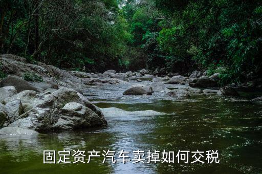 出售固定資產(chǎn)汽車如何納稅，企業(yè)出售已記入固定資產(chǎn)的汽車該交哪種稅