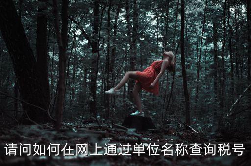 如何通過公司名稱查稅號，知道公司名字怎么查稅號嗎