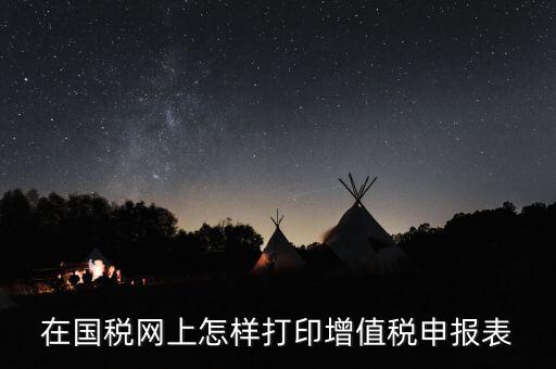 陜西國稅局網(wǎng)頁版如何查詢打印，在國稅網(wǎng)上怎樣打印增值稅申報(bào)表