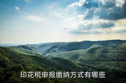 印花稅如何申報繳納，印花稅申報流程