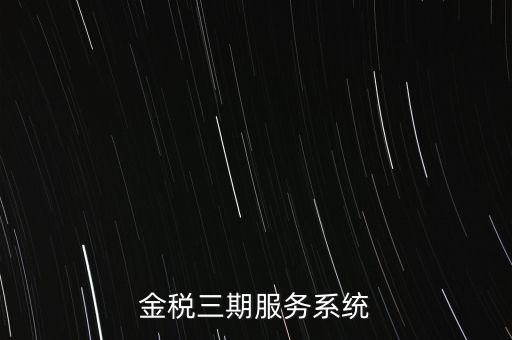 如何編制金稅三期系統(tǒng)查詢手冊(cè)，金稅三期服務(wù)系統(tǒng)